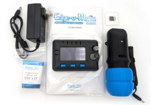 Image of what is included when you purchase the Maus-Tec Edge-o-Matic 3000 